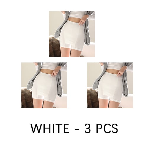 🔥Hot Sale🔥Double-layer Front CrotchIce Silk Safety Shorts
