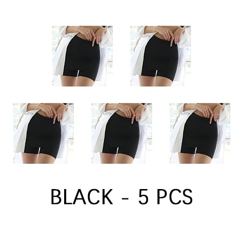 🔥Hot Sale🔥Double-layer Front CrotchIce Silk Safety Shorts