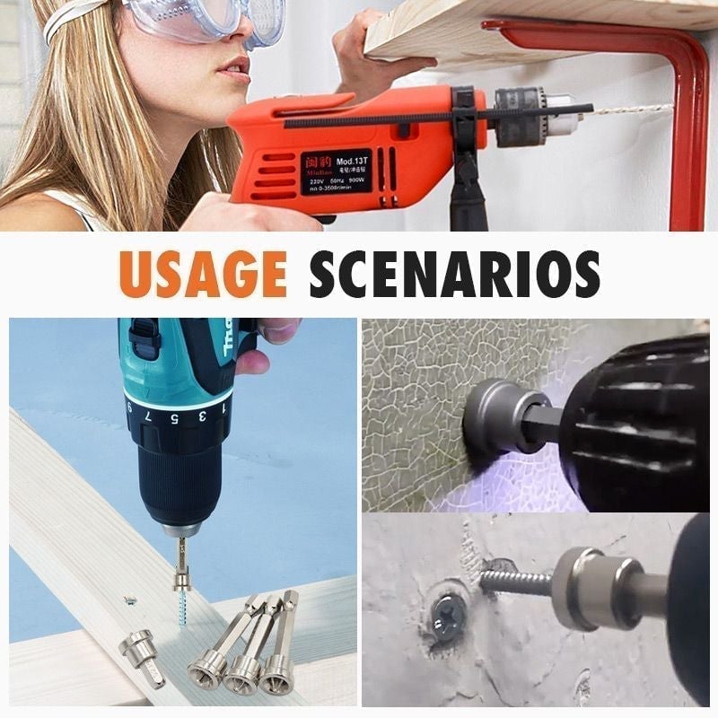 (🎅HOT SALE NOW-49% OFF) Magnetic Collar Positioning Screwdriver Bits (5PCS/SET)