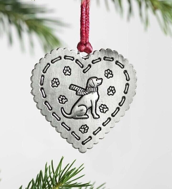 🎄SOLID PEWTER CHRISTMAS TREE ORNAMENT