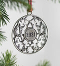 🎄SOLID PEWTER CHRISTMAS TREE ORNAMENT