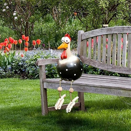 🐔Funny Chicken Yard Art🔥