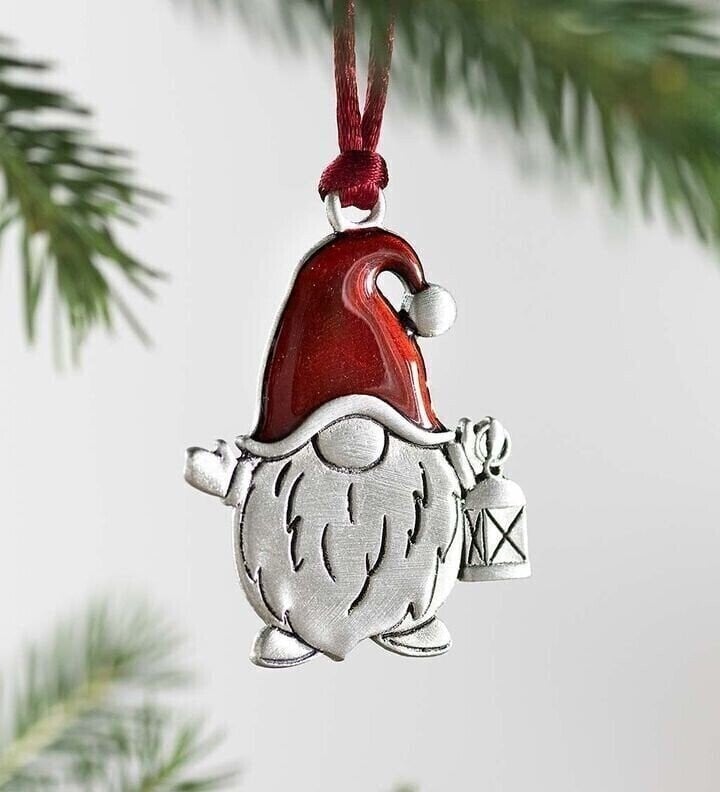🎄SOLID PEWTER CHRISTMAS TREE ORNAMENT