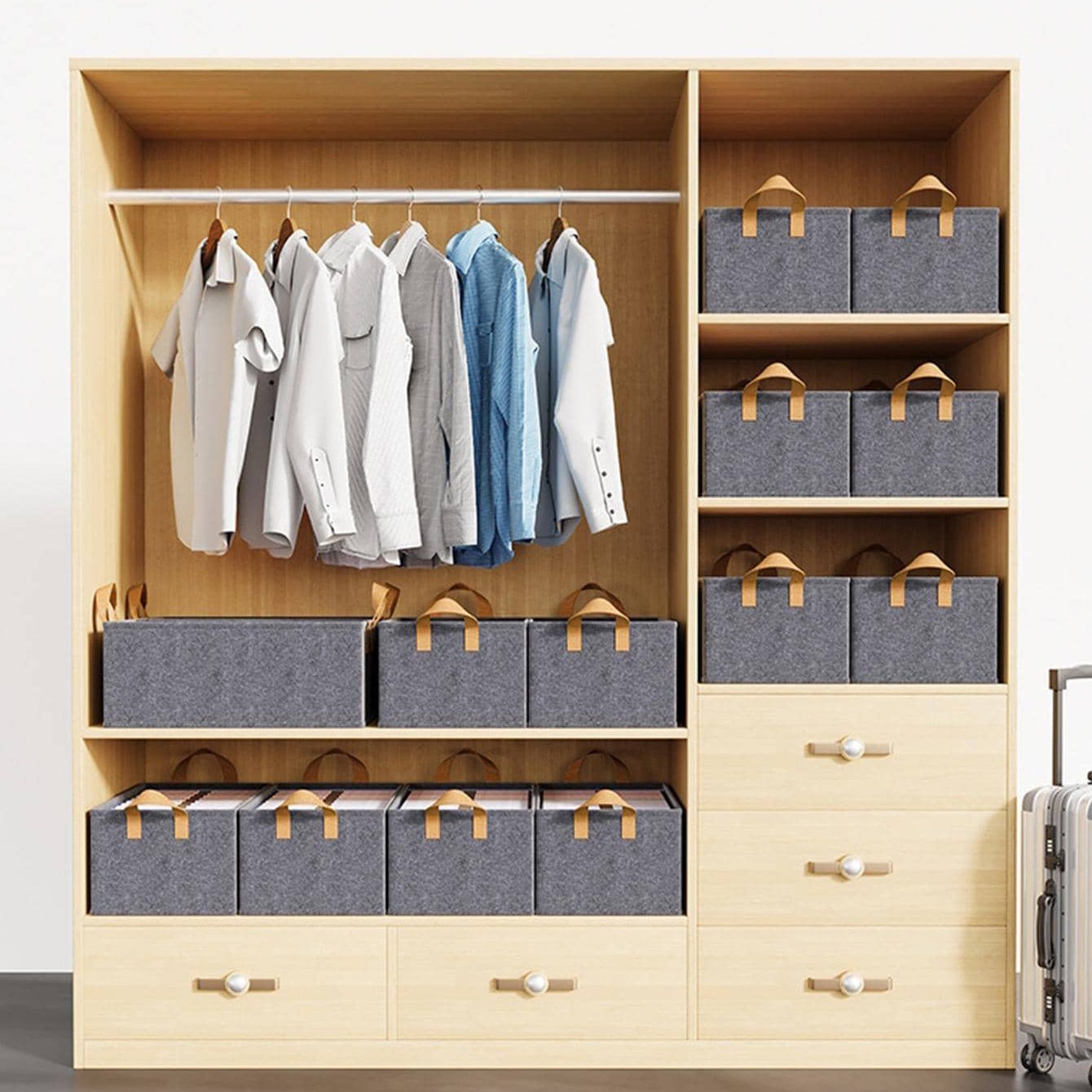 BUY MORE GET MORE FREE🎁Cation Multi-functional Folding Wardrobe
