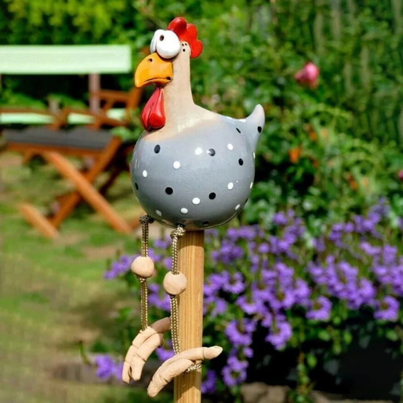 🐔Funny Chicken Yard Art🔥